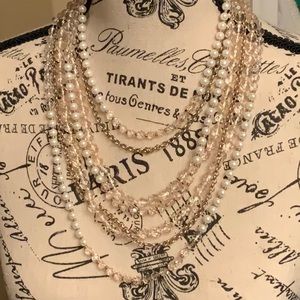 White House Black Market Multistrand Necklace